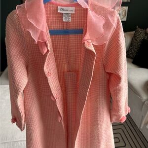 Bonnie Jean Pink Textured Coat